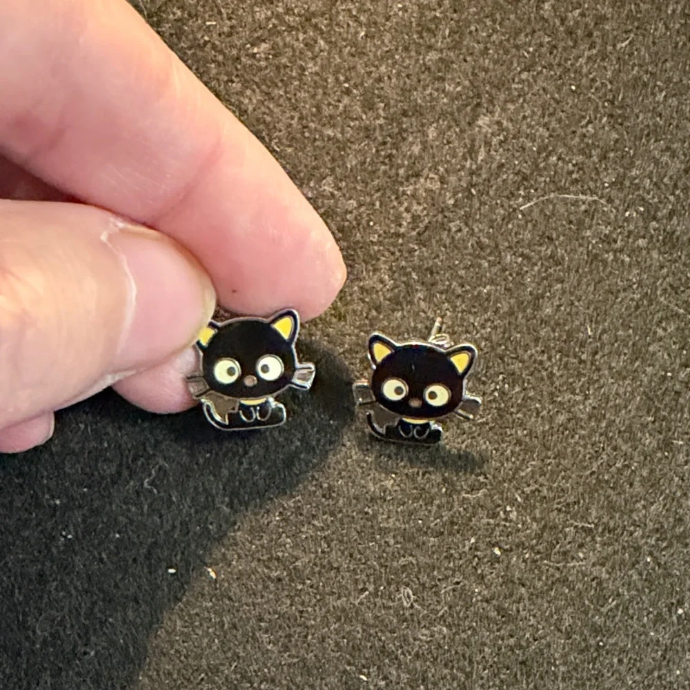 Sanrio Vintage Black Cat Earrings